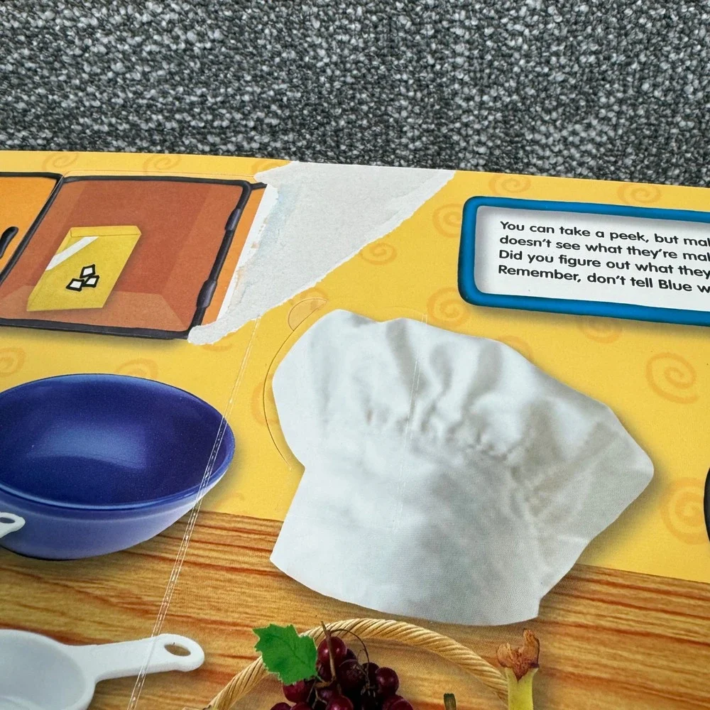 Blue's Clues Book Blue's Big Surprise Blue Lift & Listen Sound Board Not Working